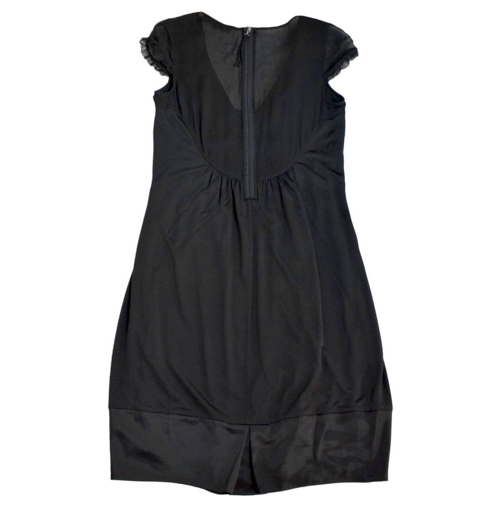 SPORTS MAX cocoon black dress