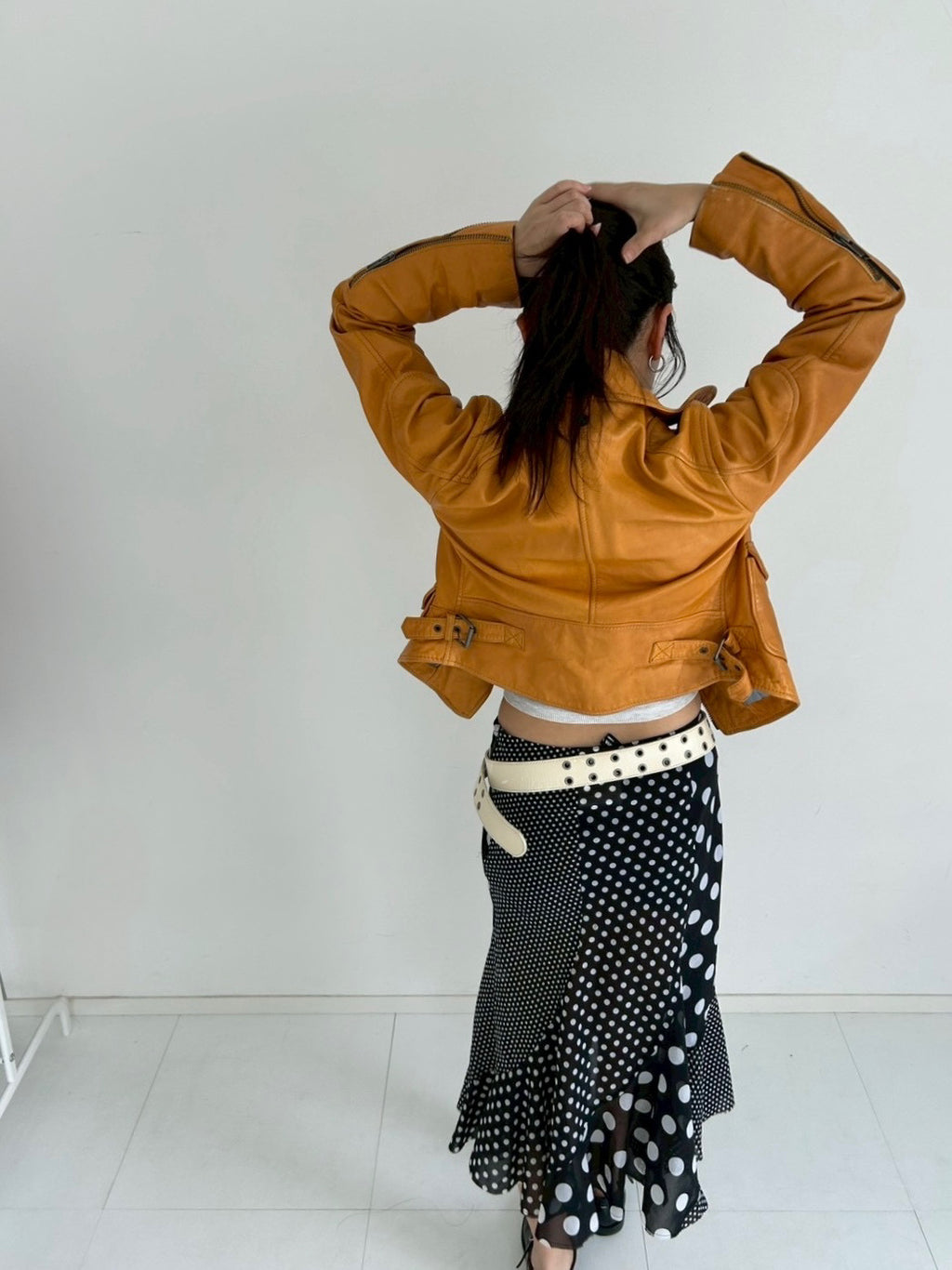DIESEL light brown riders jacket