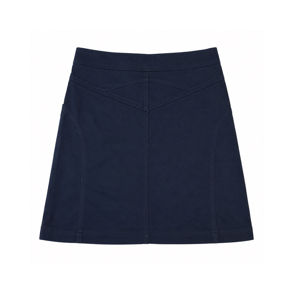 ARMANI JEANS navy box skirt