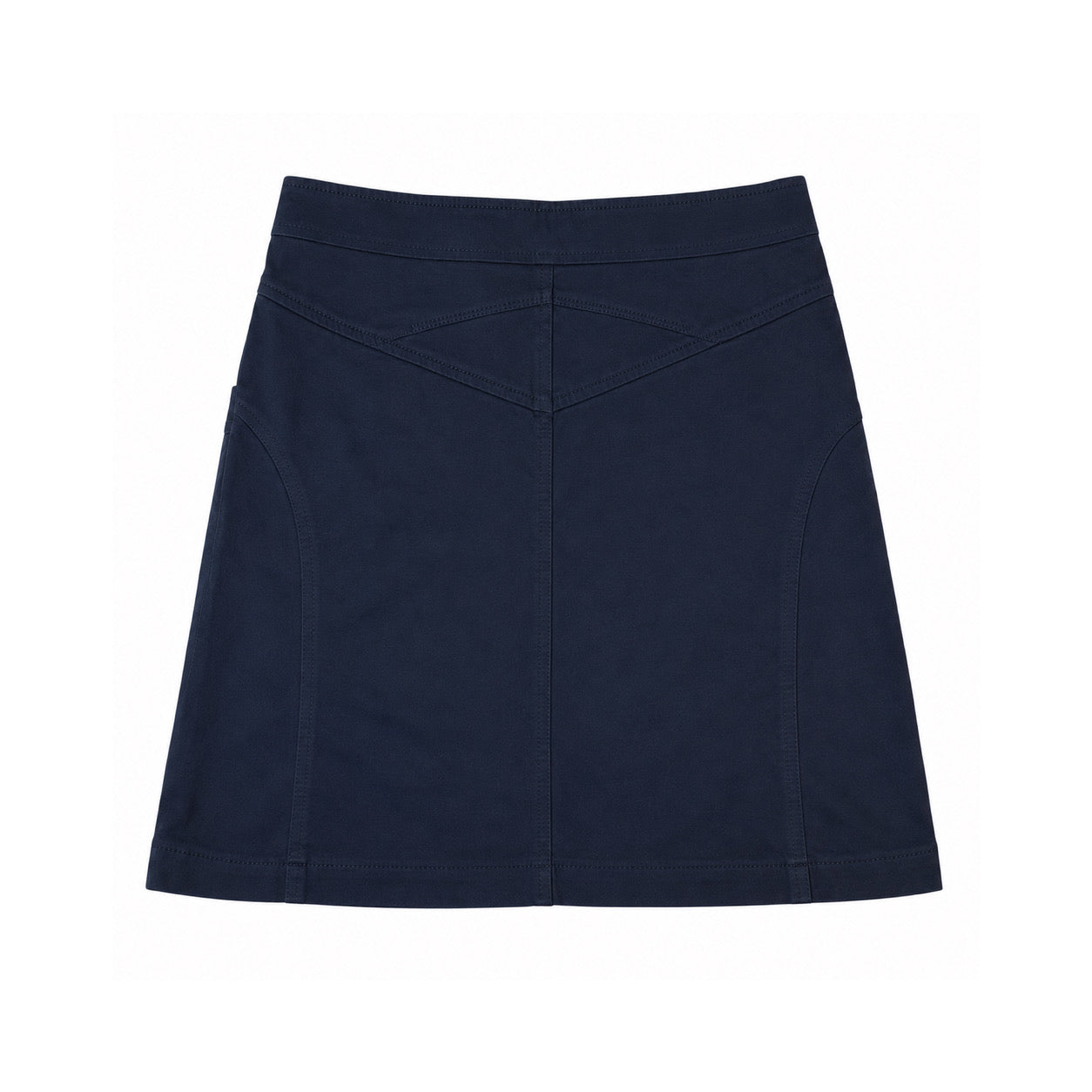 ARMANI JEANS navy box skirt