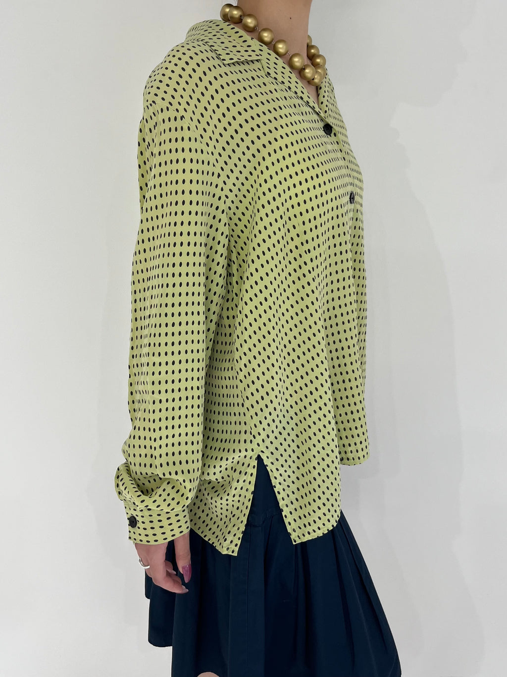 Vintage yellow dot shirt
