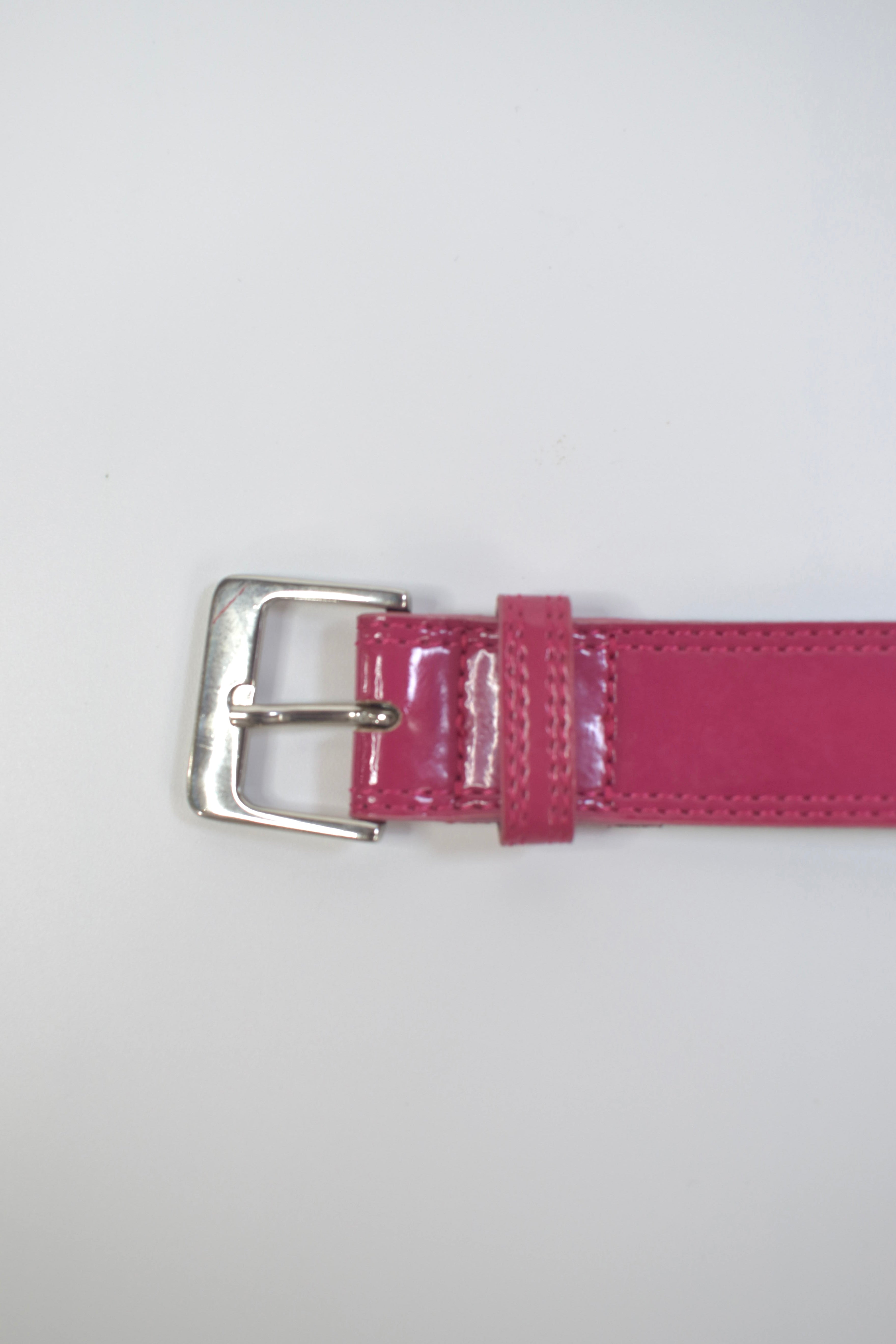 ARMANI Jeans pink circle belt
