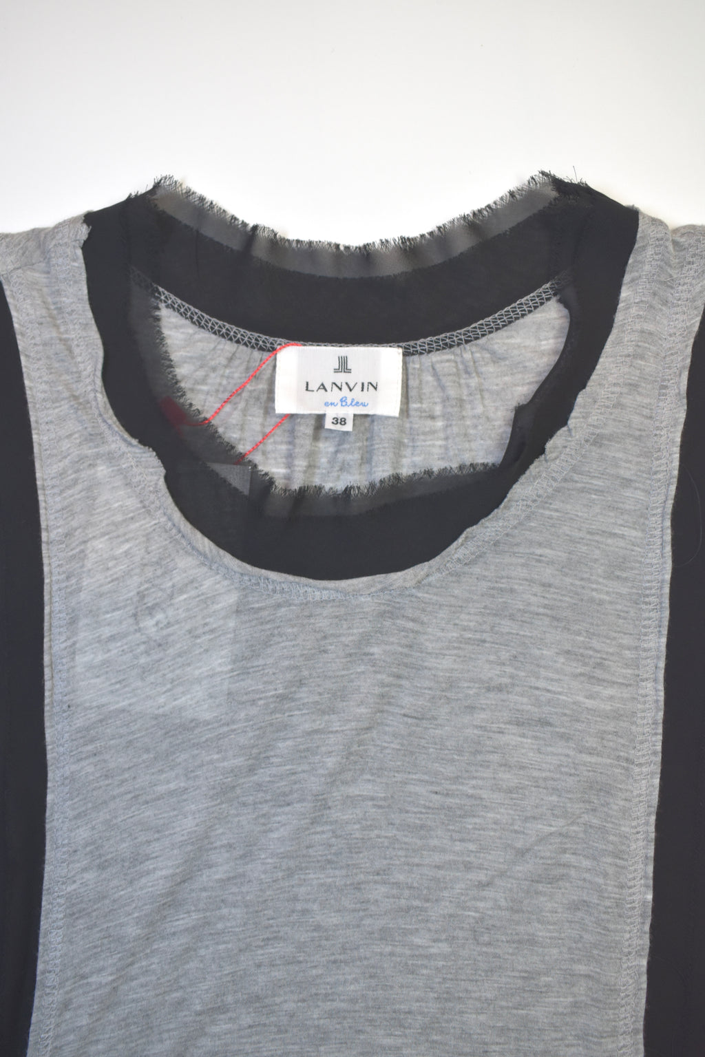 LANVIN en Bleu gray tank top