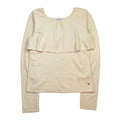 GIVENCHY cream knit top