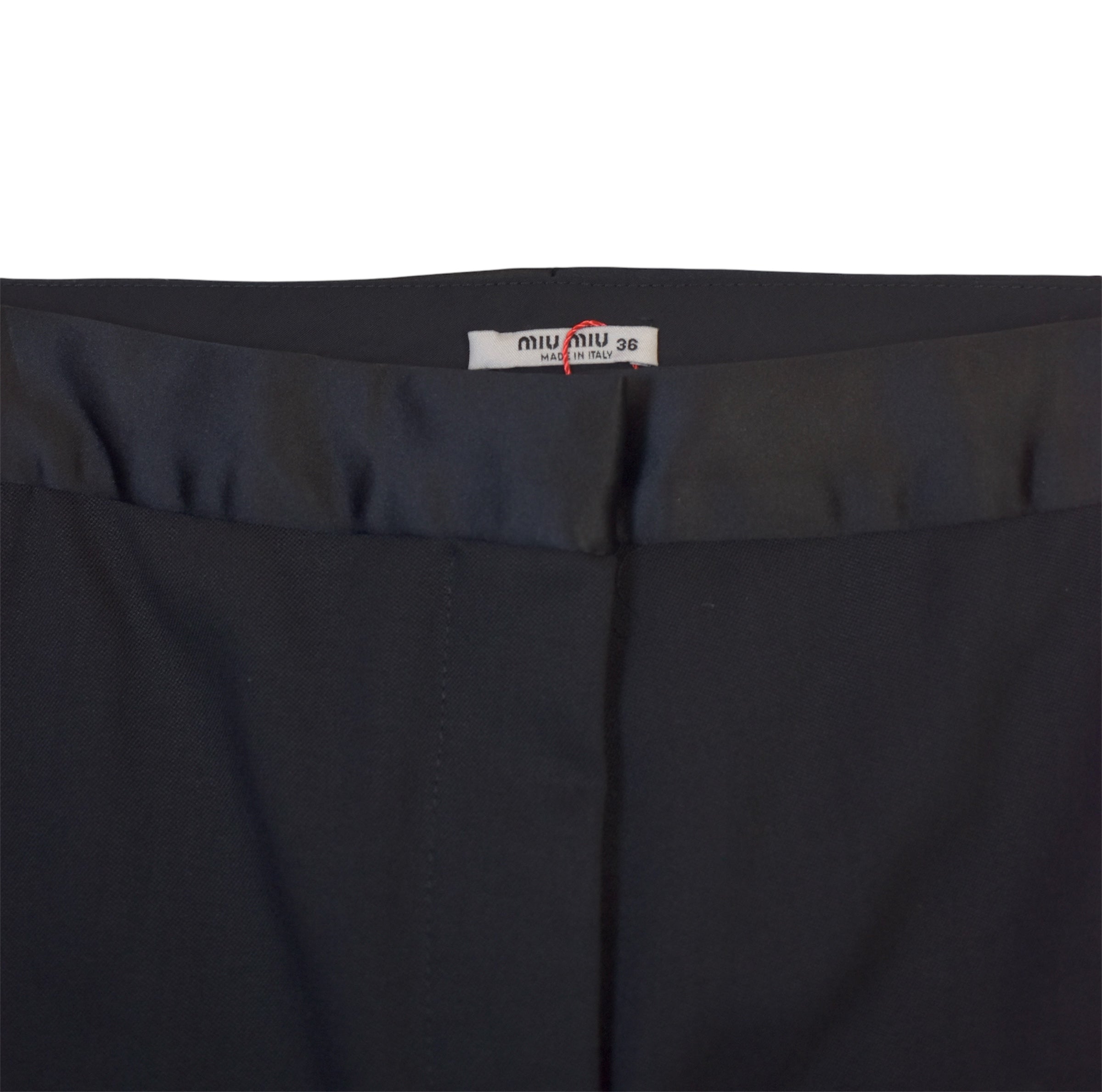 MIU MIU black line pants