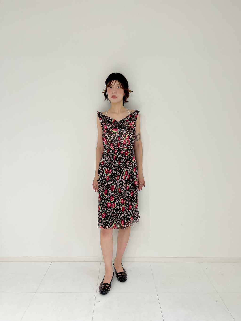 MOSCHINO flower dress