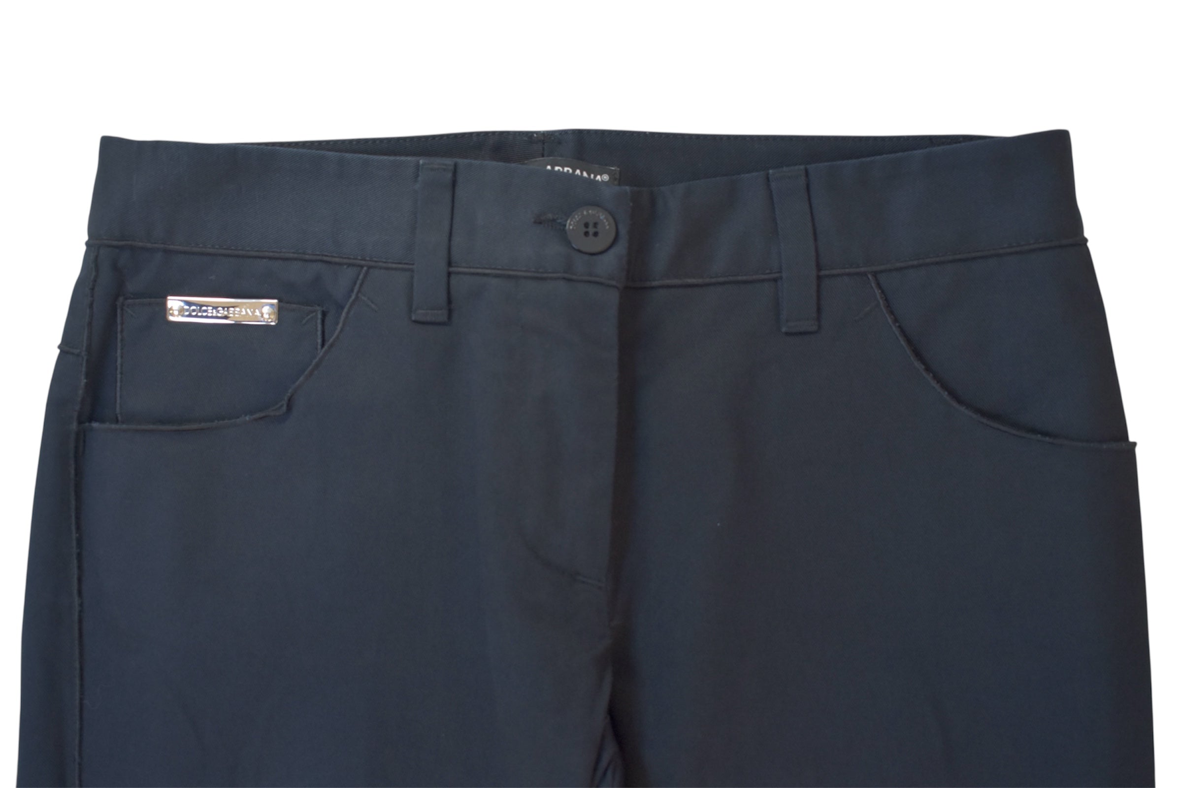D&G balck denim pants