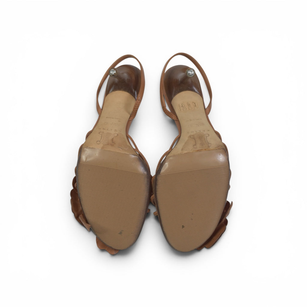 CELINE flower sandals