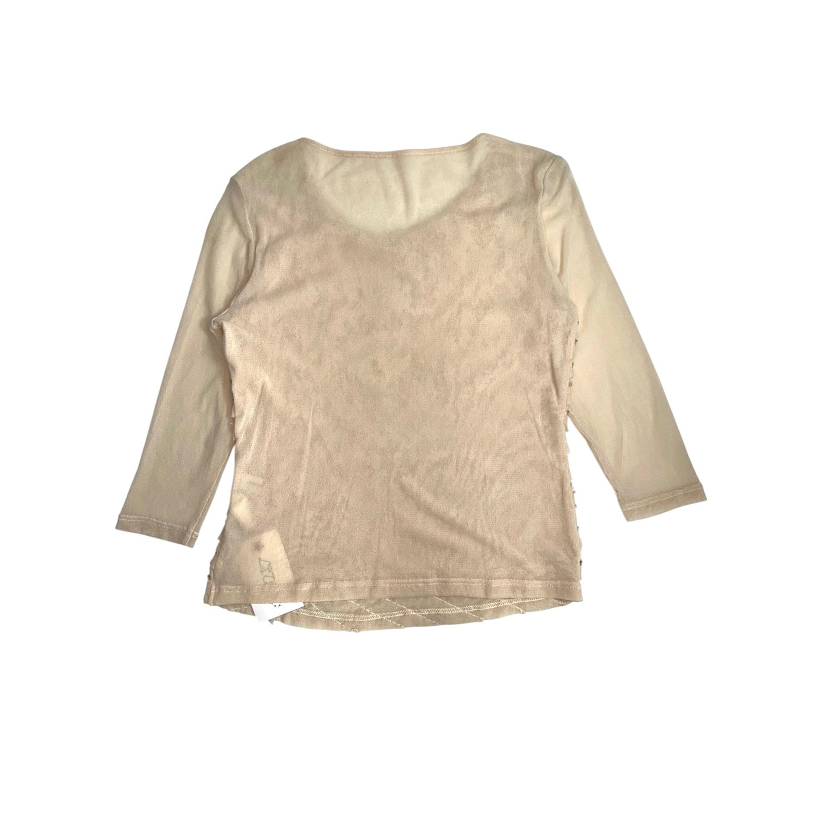 sequin beige top