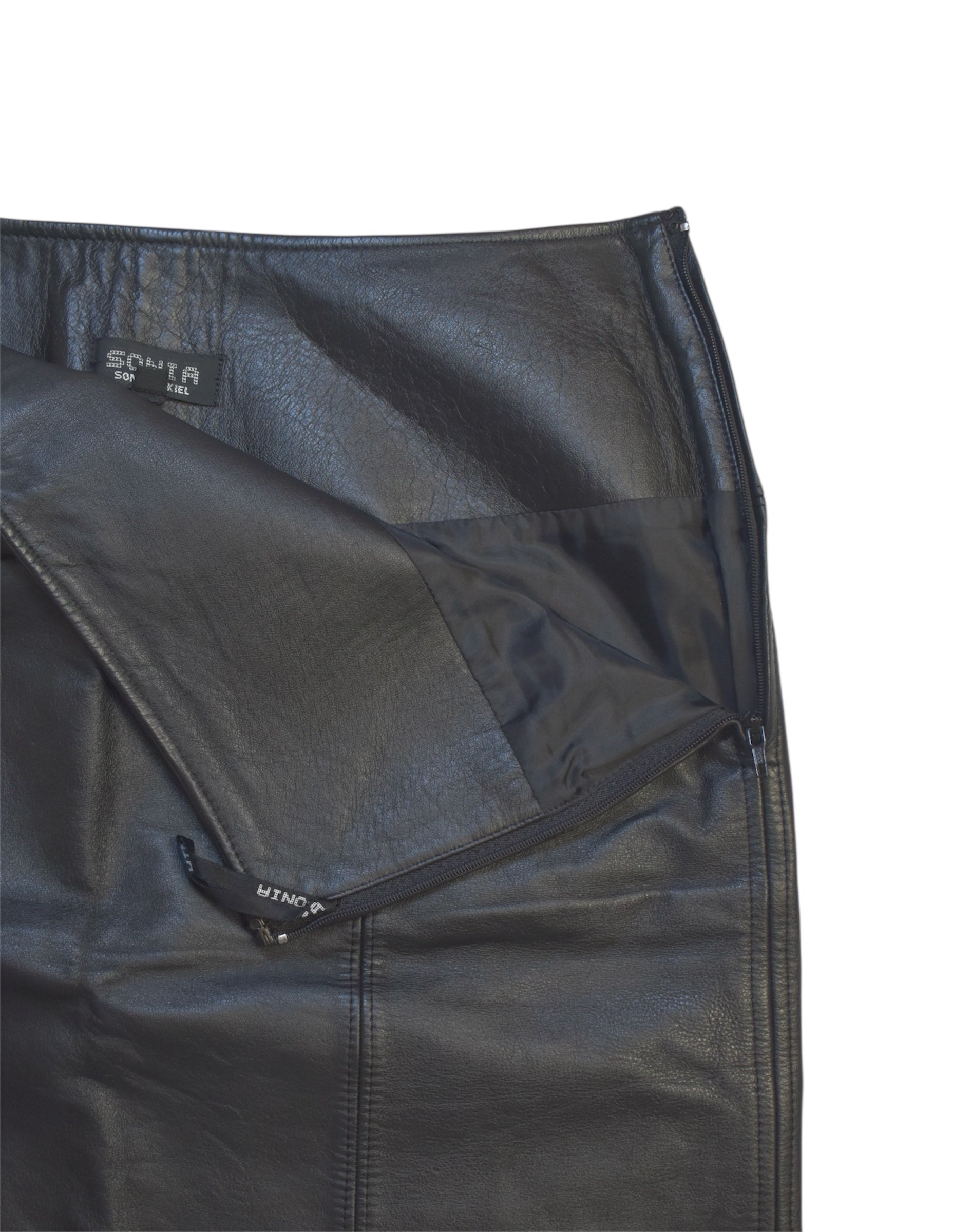 Sonia Rykiel leather skirt