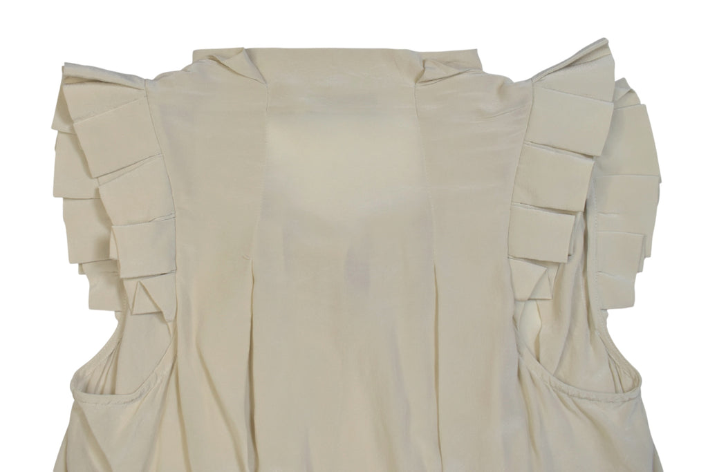 See by chloe silk frill top