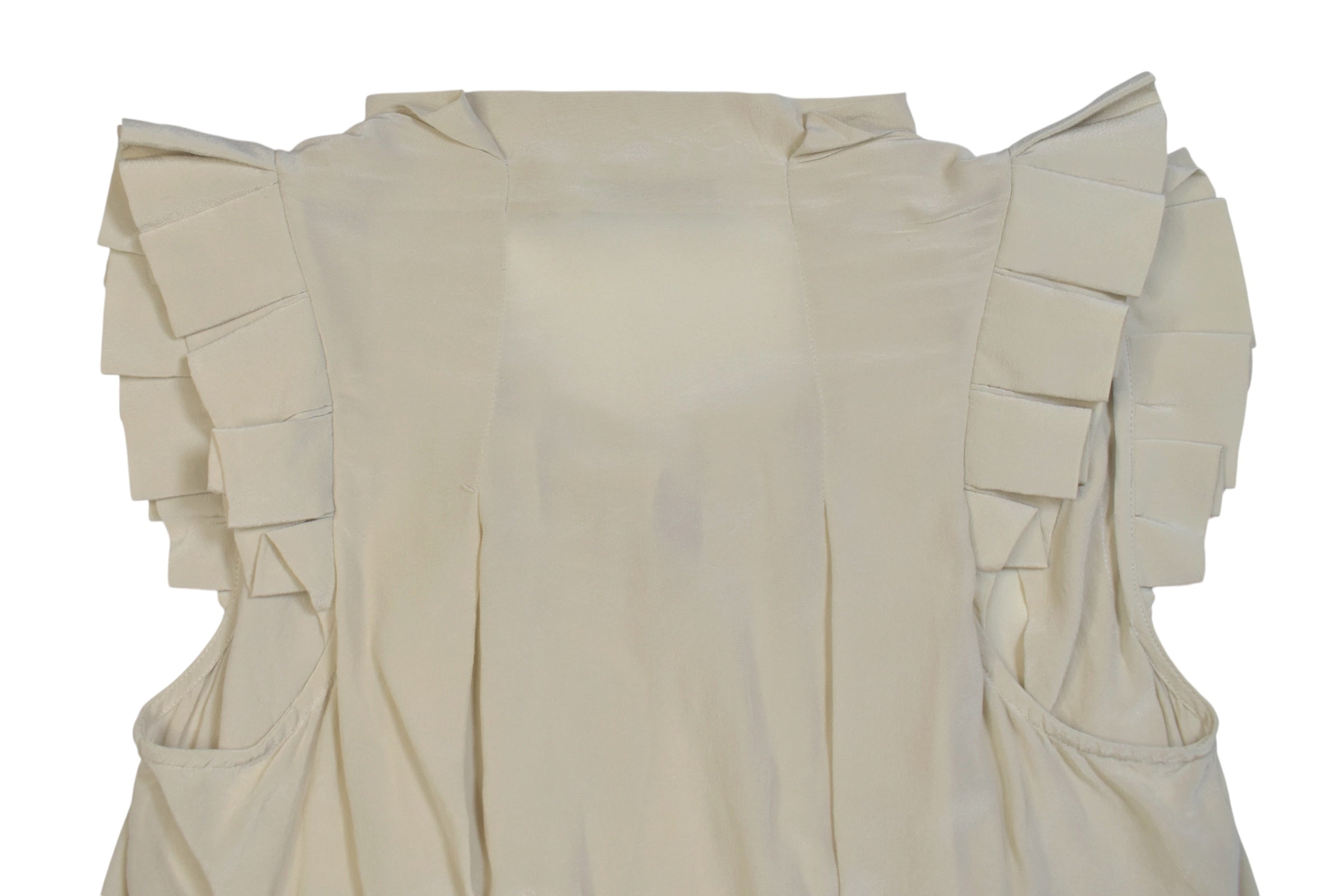See by chloe silk frill top