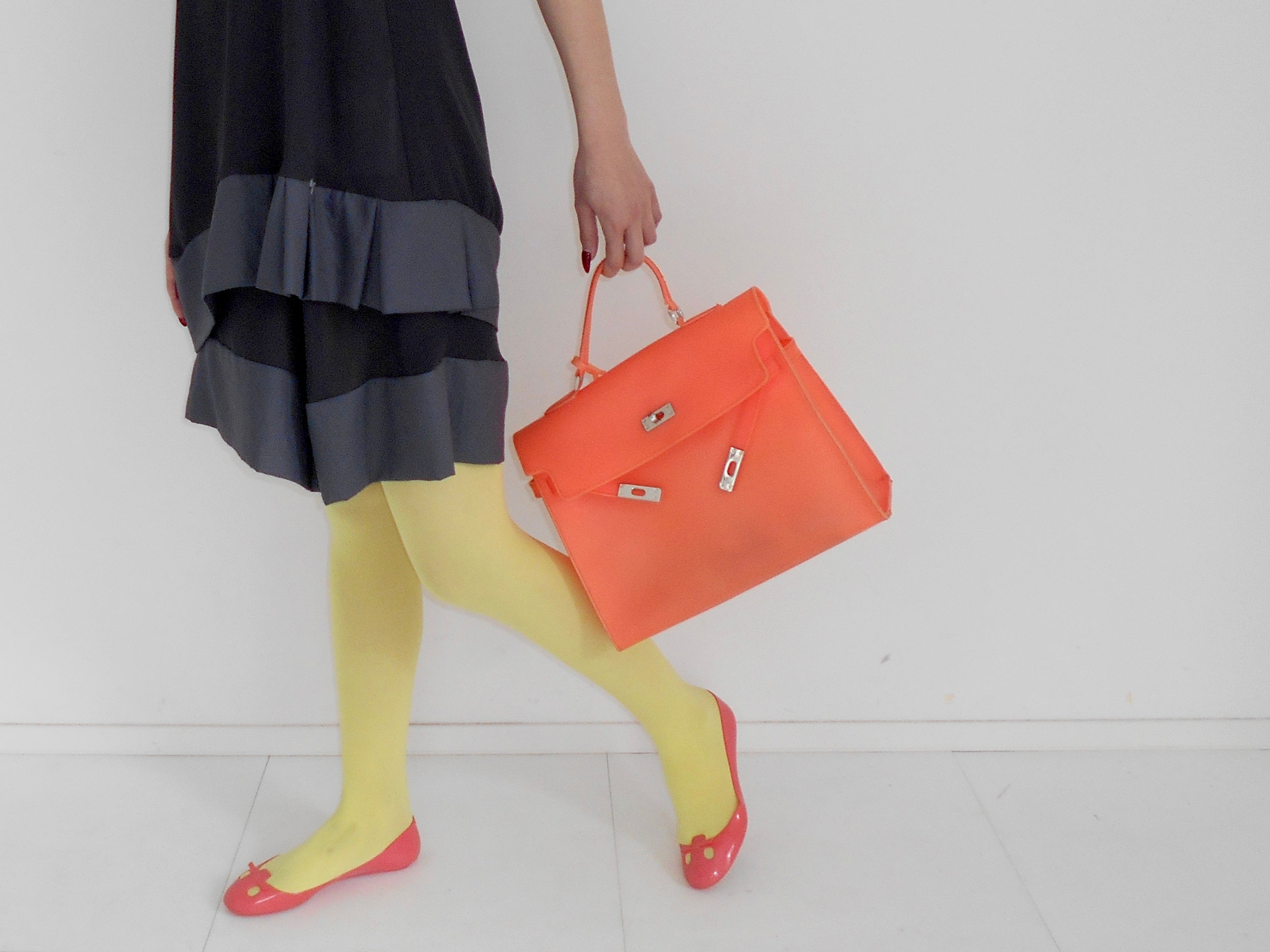 orange jelly bag