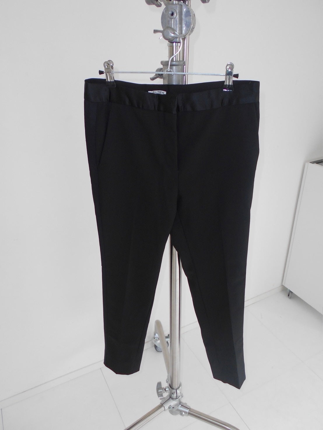 MIU MIU black line pants
