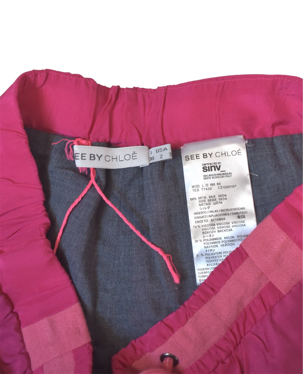 See by Chloe pink short pants