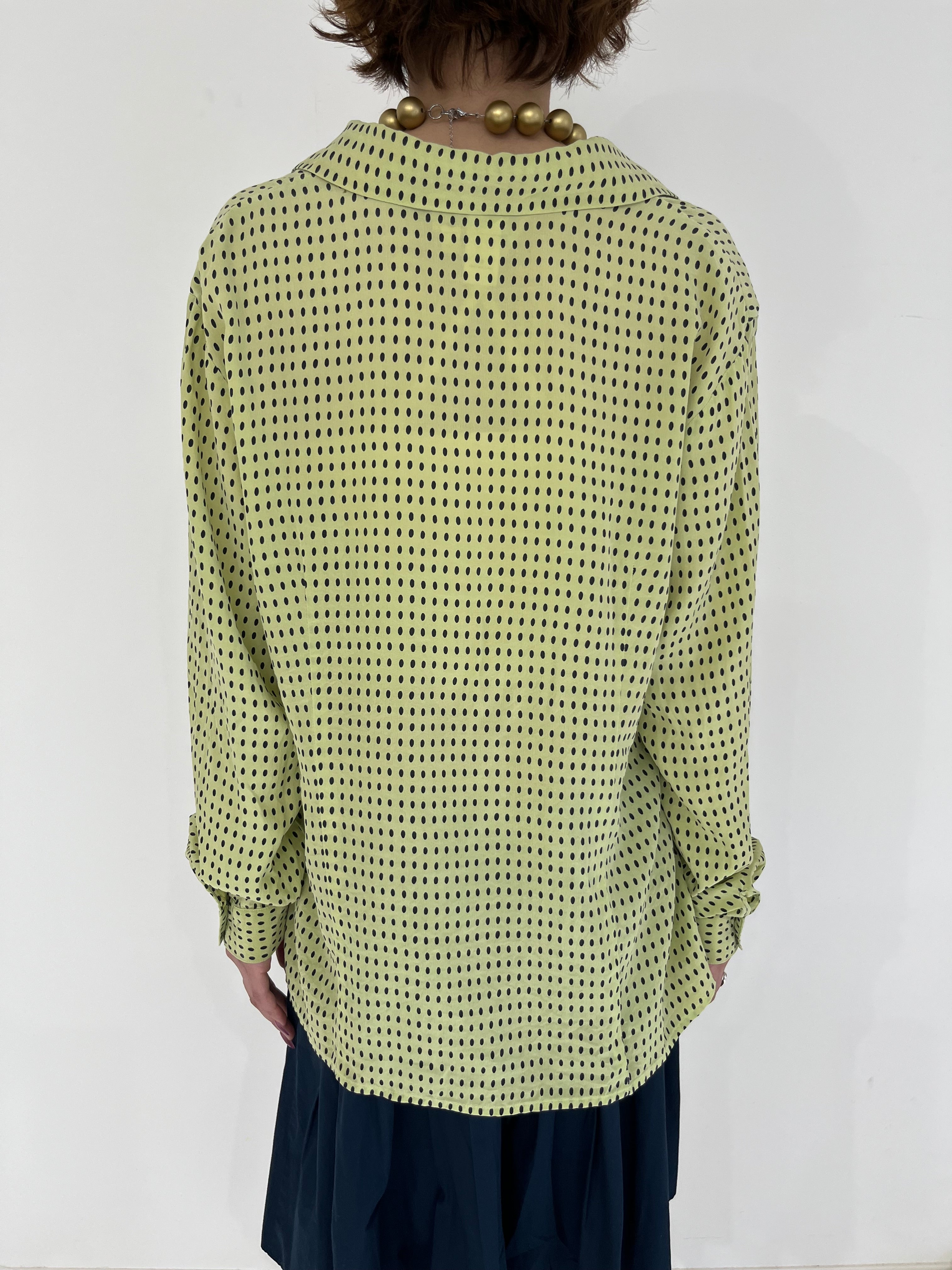 Vintage yellow dot shirt