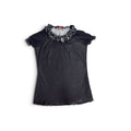 black sheer top