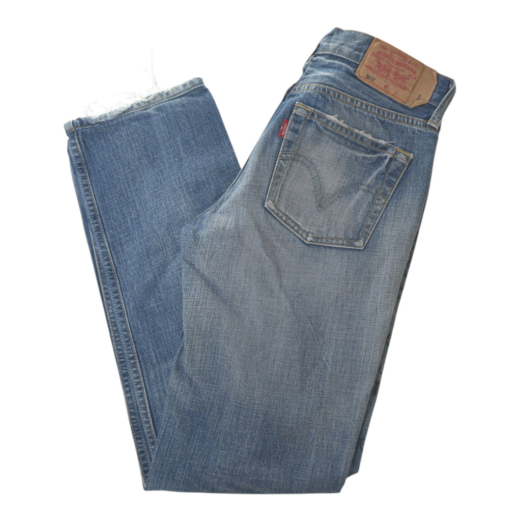 Levis 501 paint denim pants