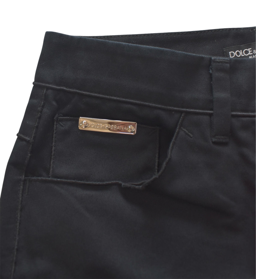 D&G balck denim pants