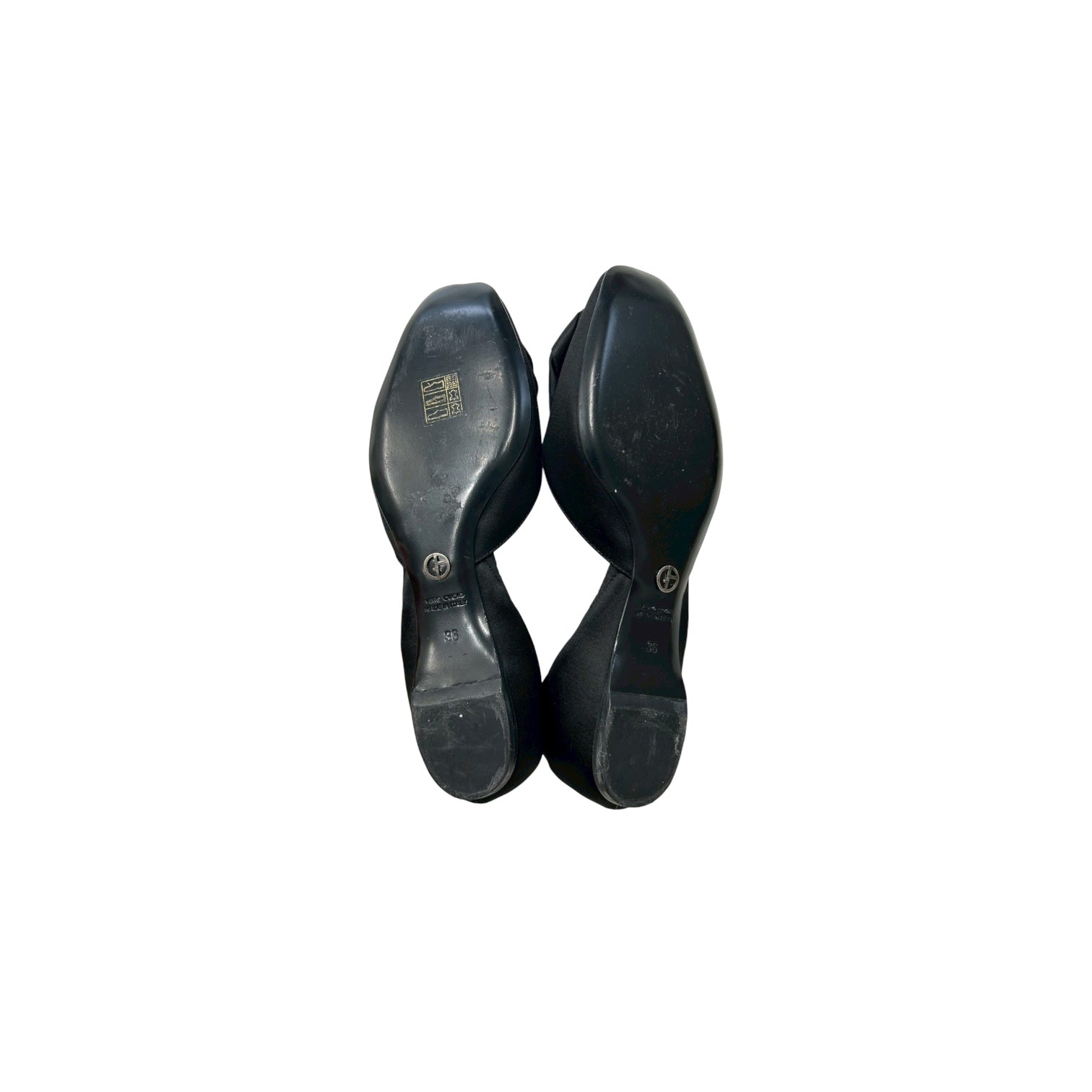 GIORGIO ARMANI flower flat shoes