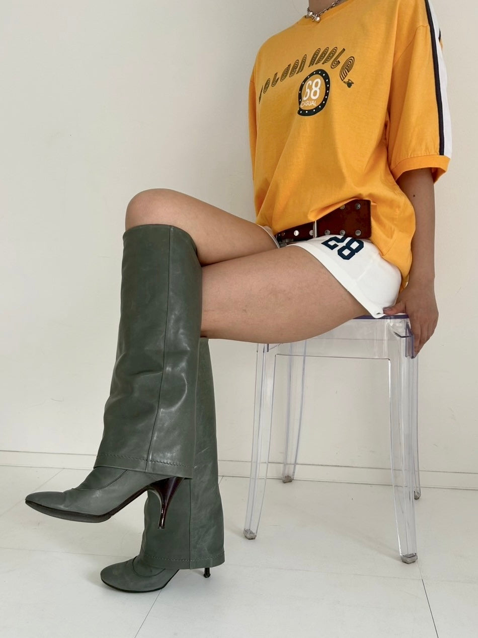 Marc Jacobs green boots