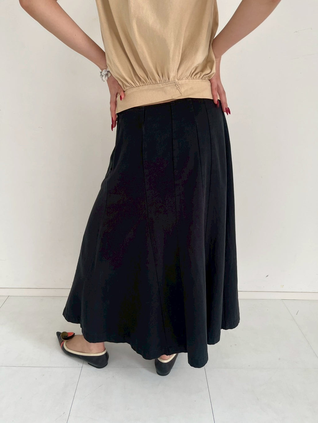 tricot COMME des GARCONS maxi skirt