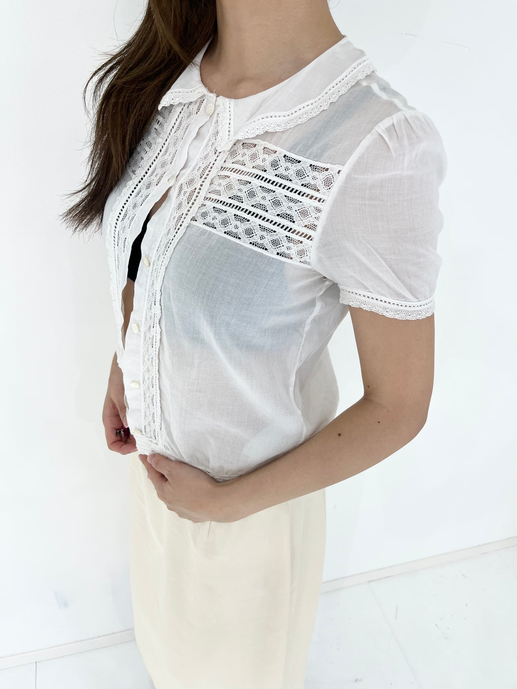 Ruby Ralph Lauren lace blouse