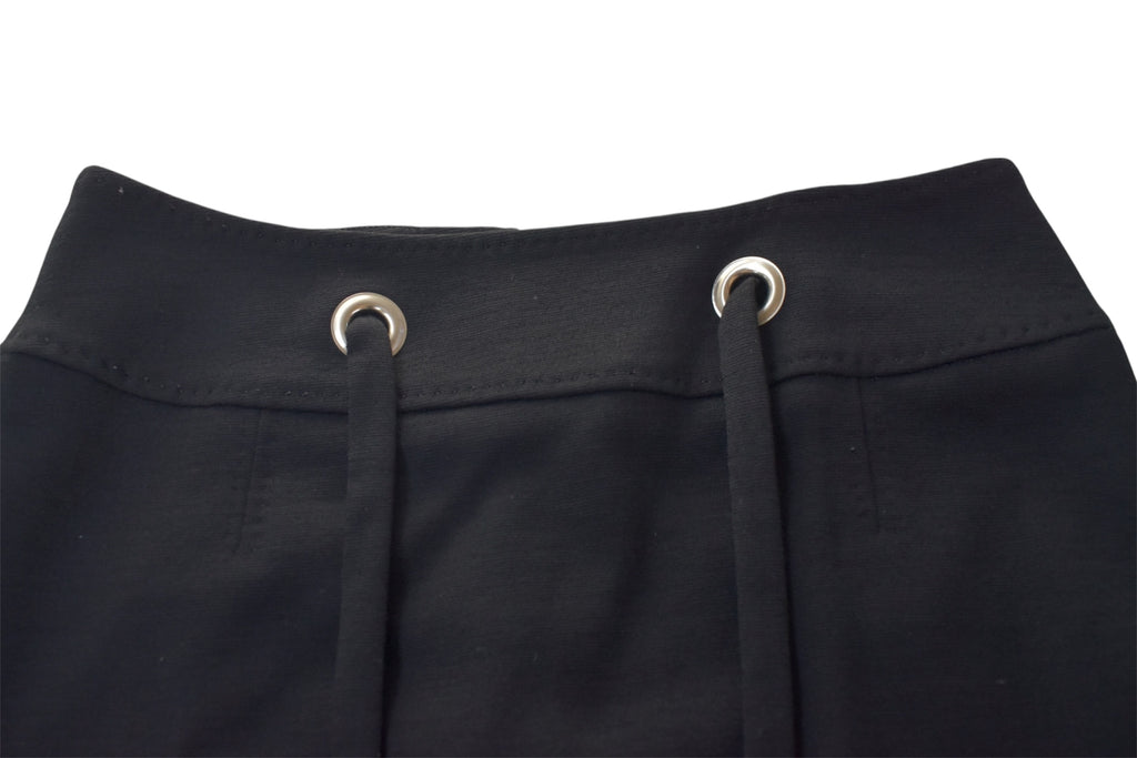 Black drawstring skirt