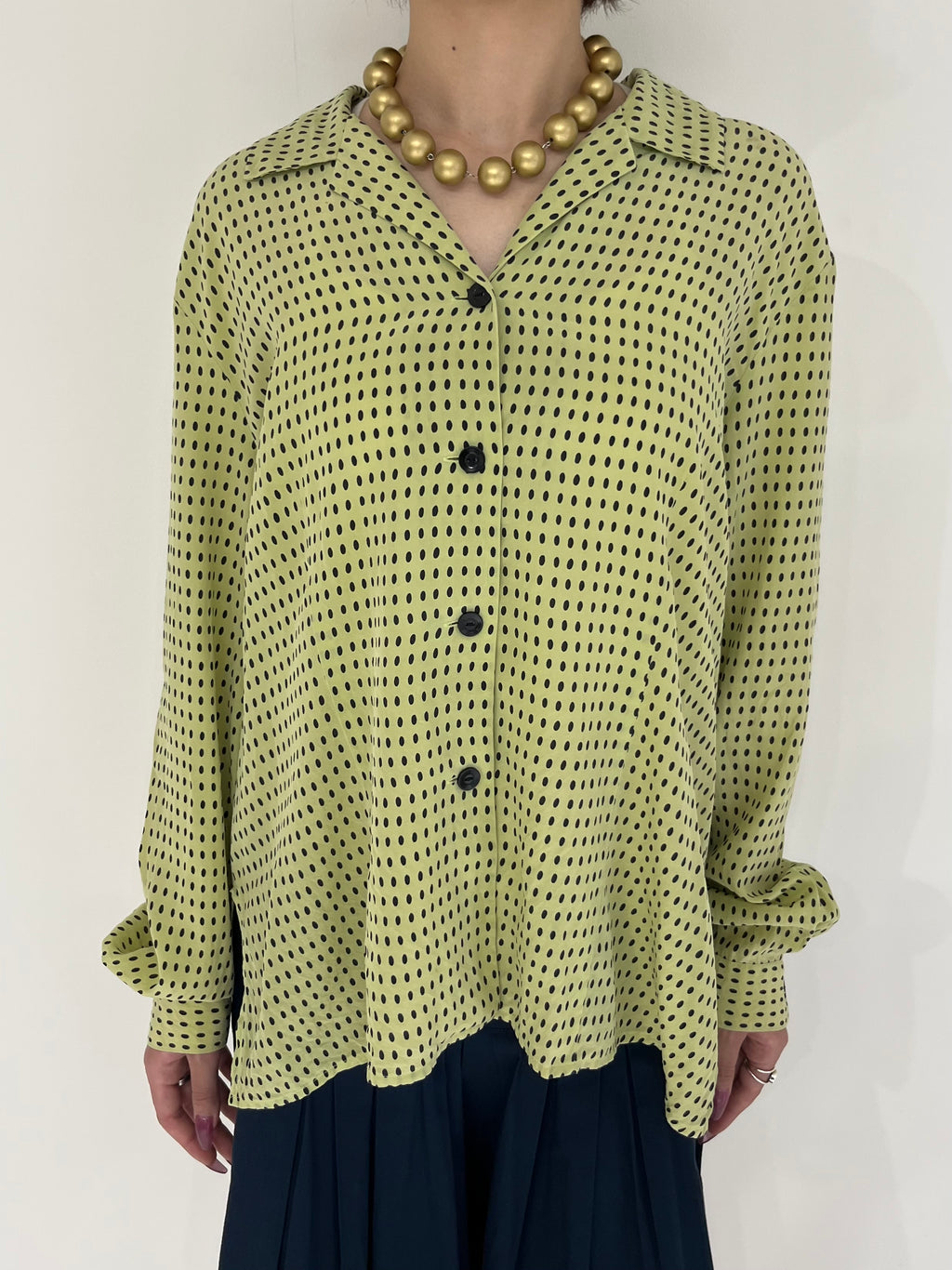 Vintage yellow dot shirt