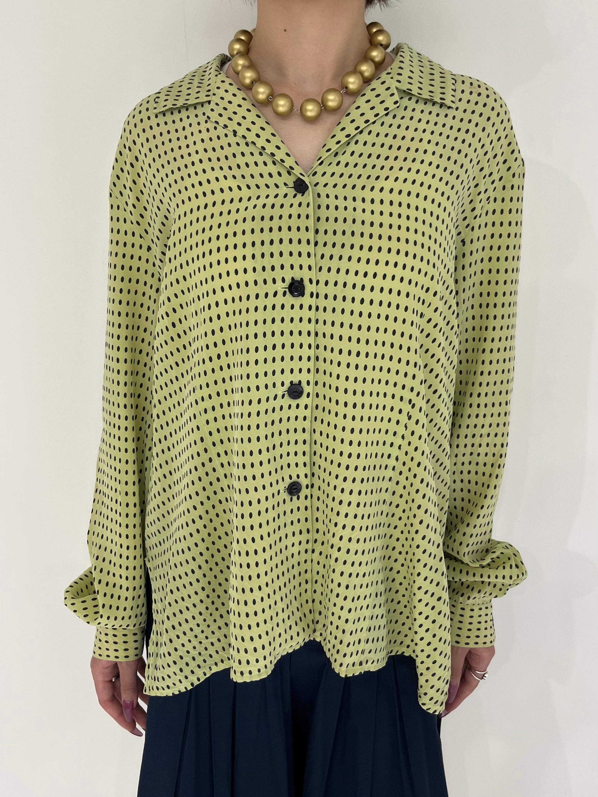 Vintage yellow dot shirt