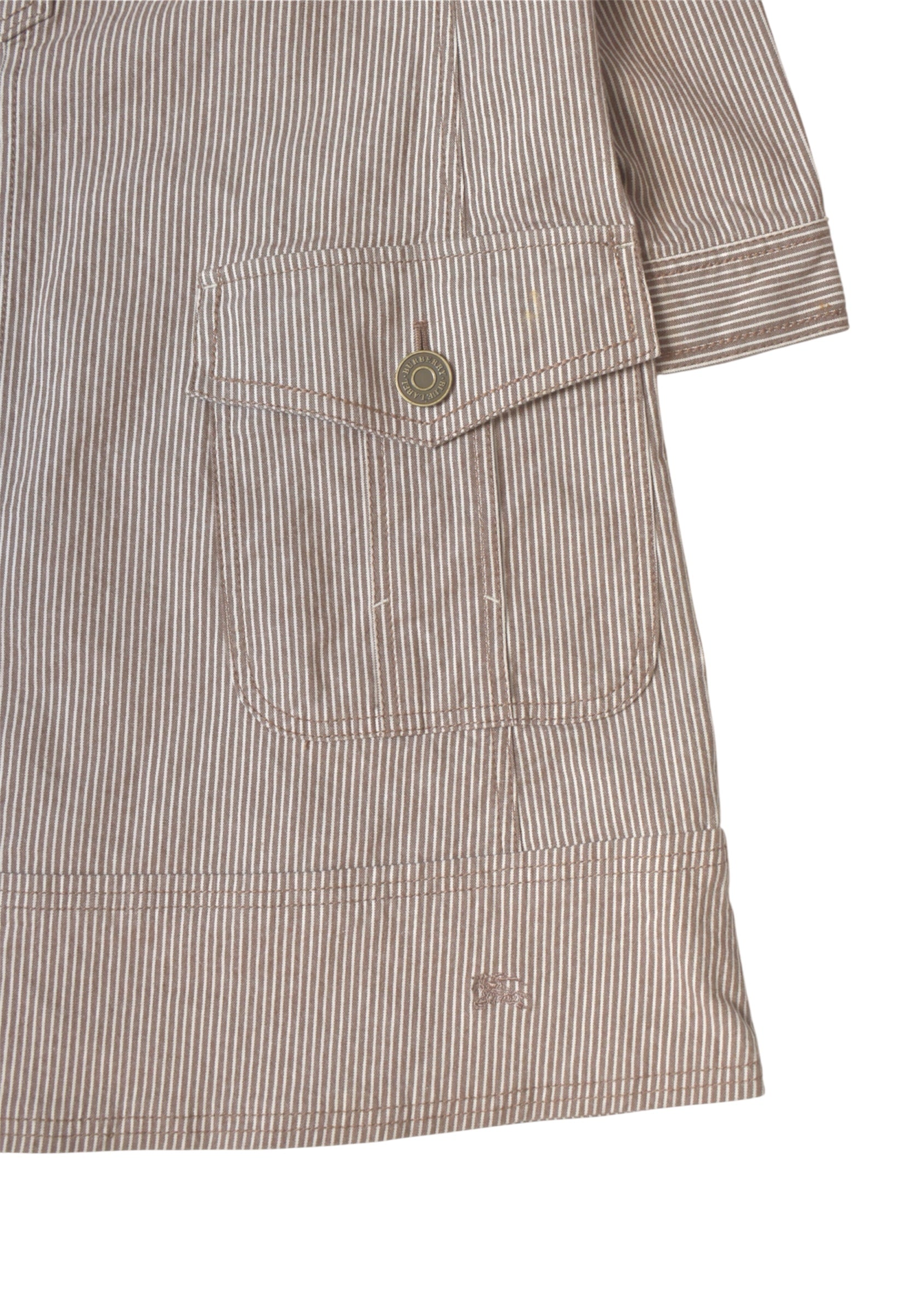 Burberry stripe denim dress