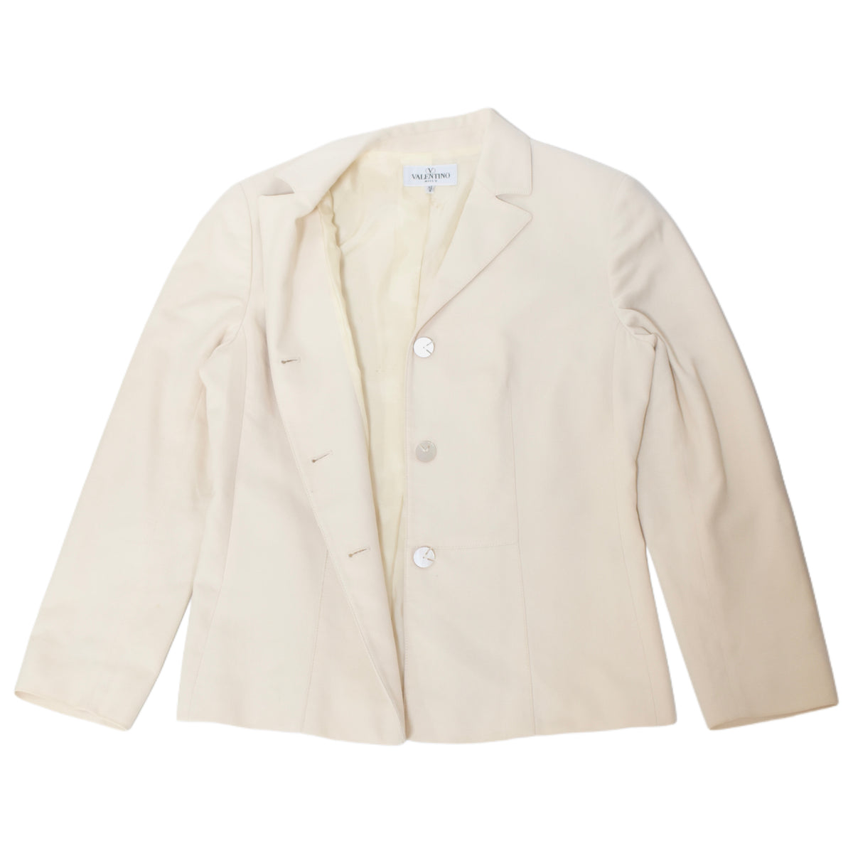 VALENTINO white tailored jacket