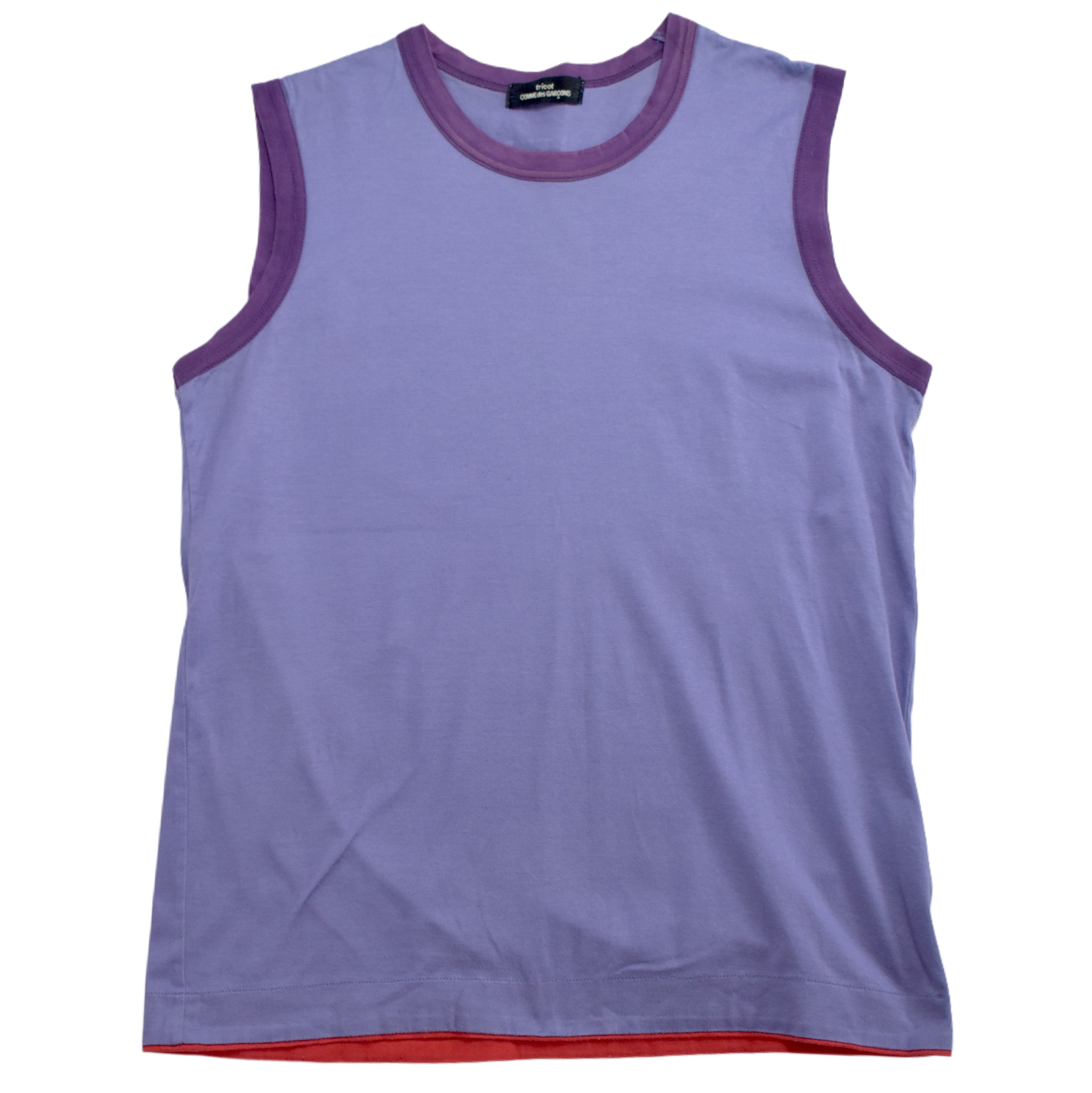 tricot COMME des GARCONS purple tank