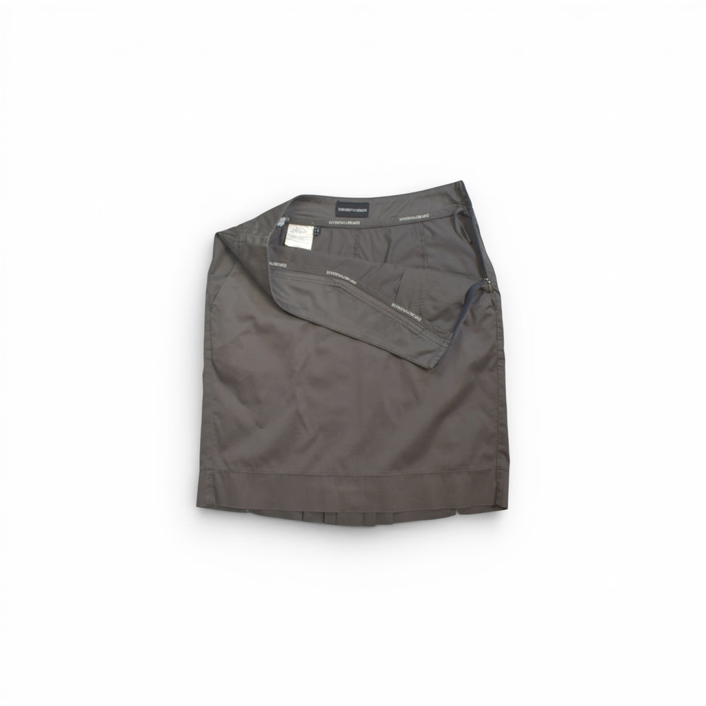 EMPORIO ARMANI khaki pocket skirt