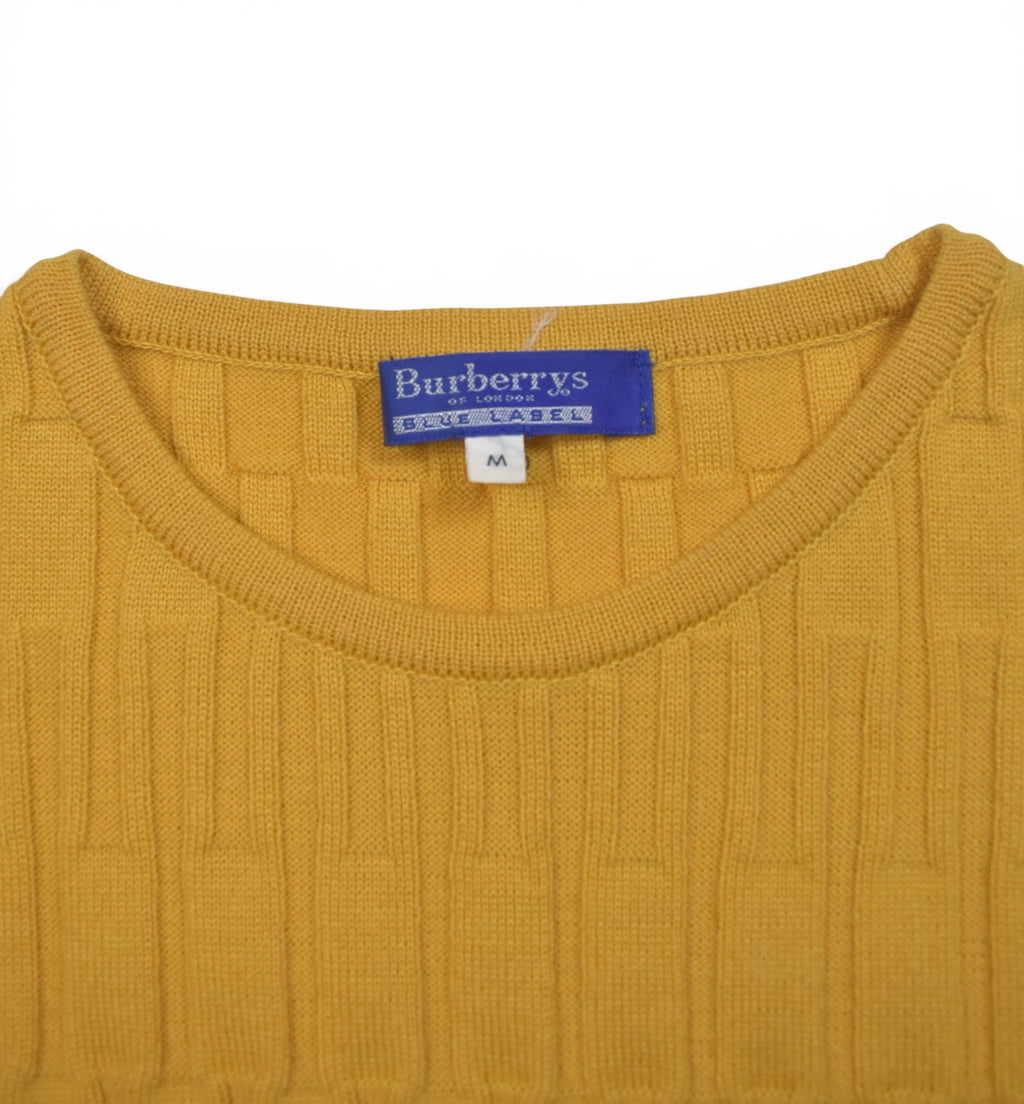Burberry yellow S/S kint tops