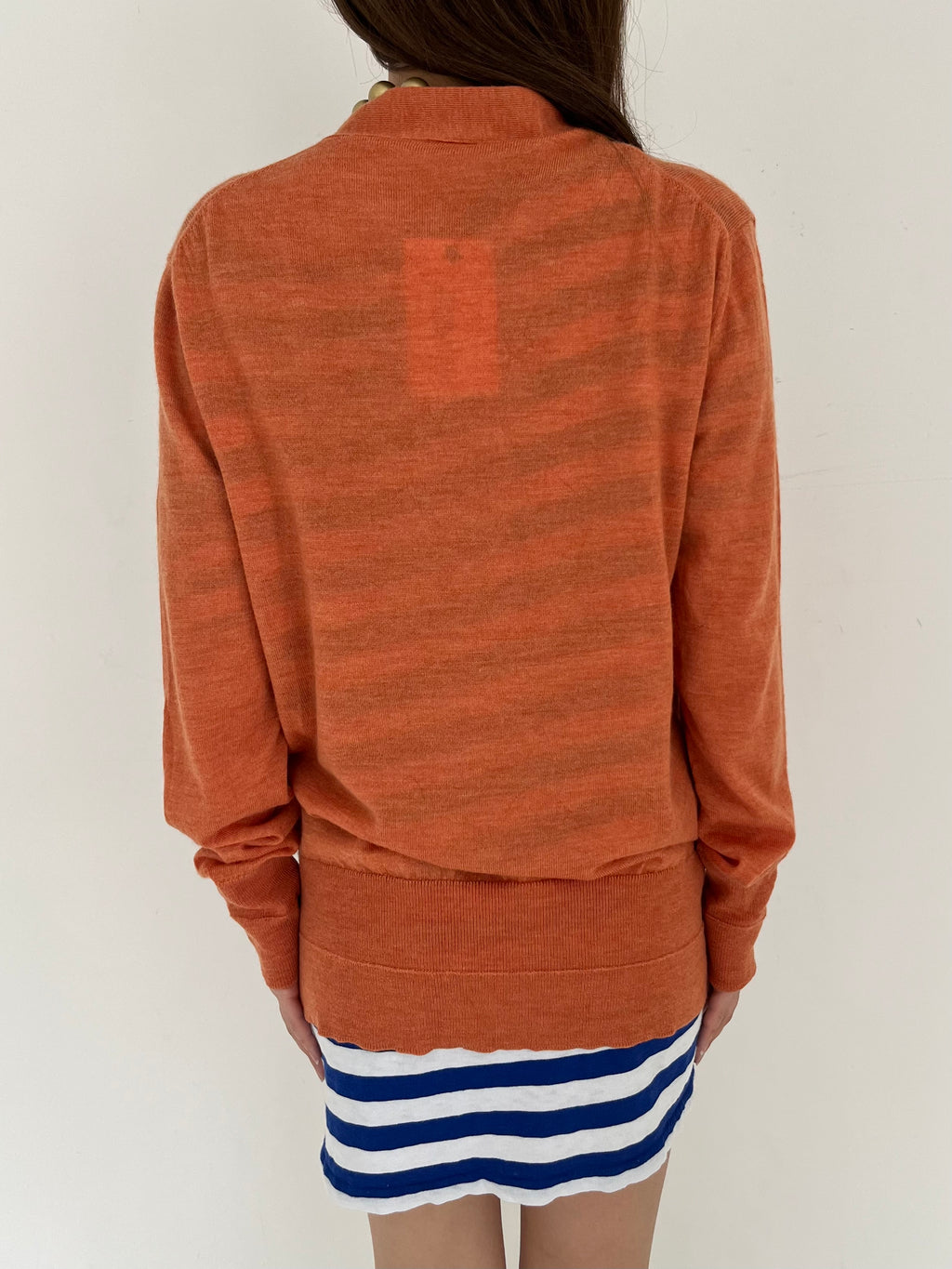 Marc Jacobs orange cardigan