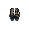 Chloe wedge sole strap shoes