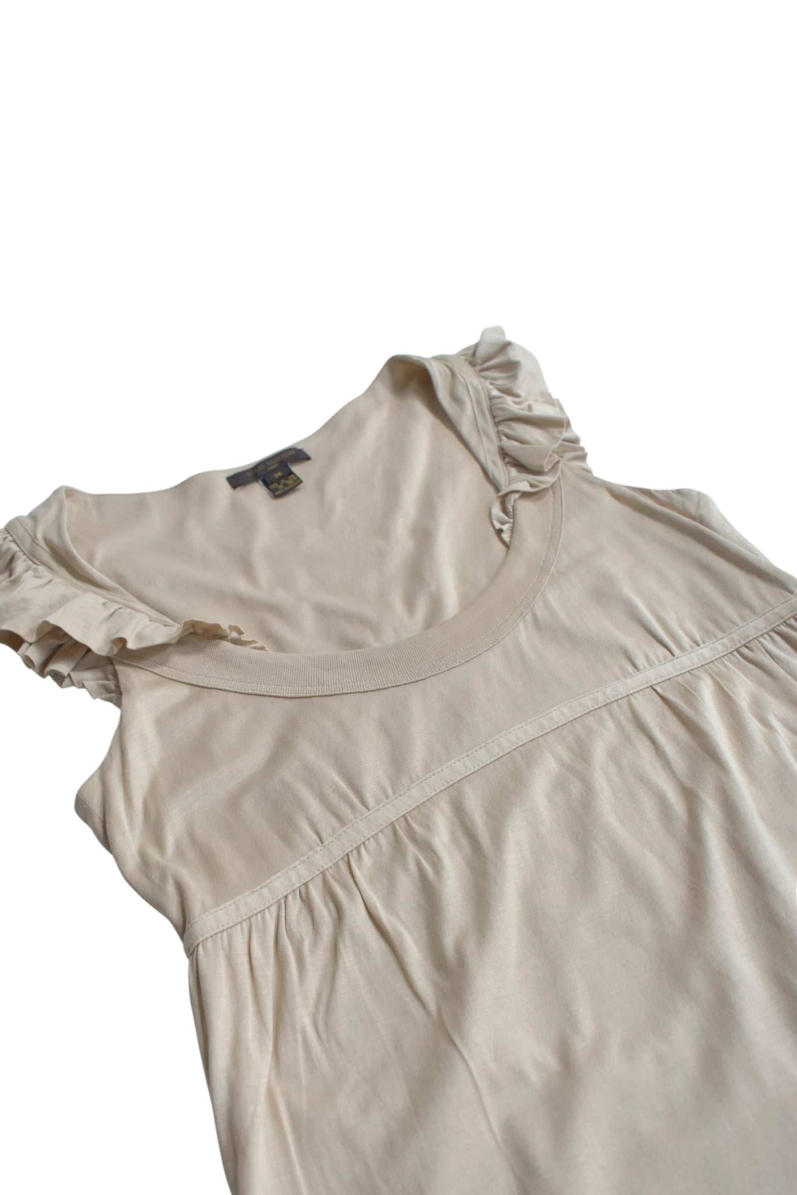 LOUIS VUITTON beige dress