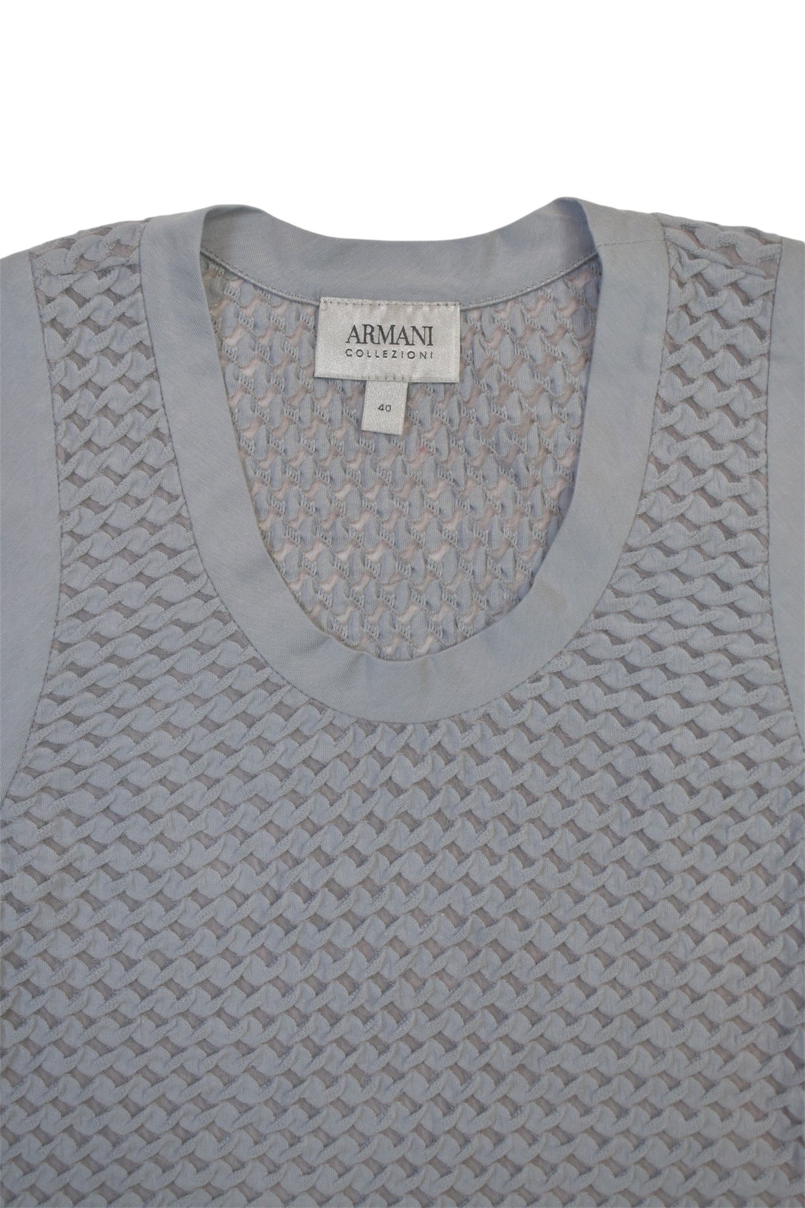 ARMANI Collezioni see-through top
