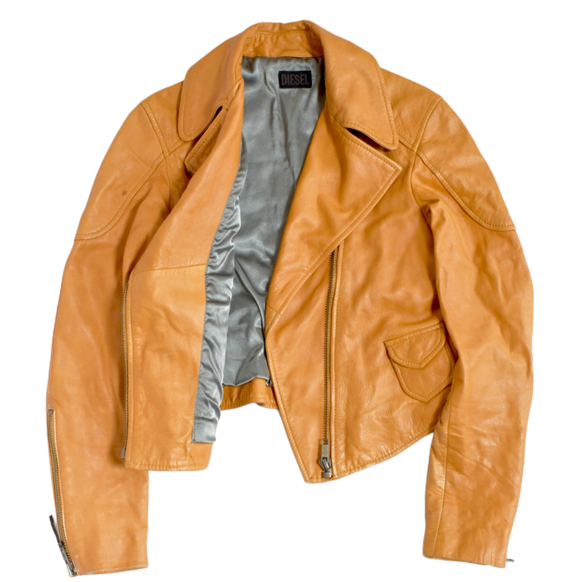 DIESEL light brown riders jacket