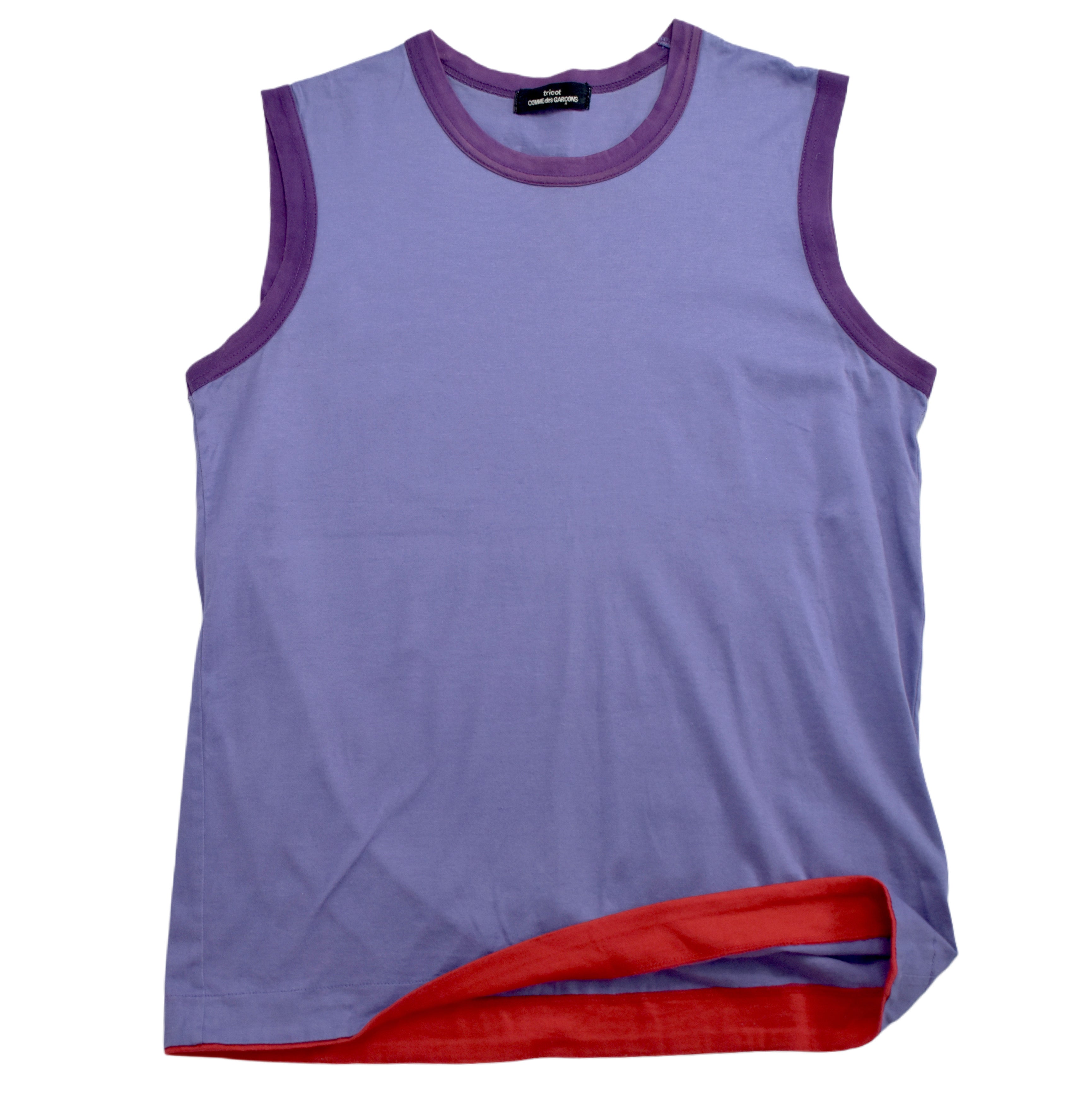 tricot COMME des GARCONS purple tank