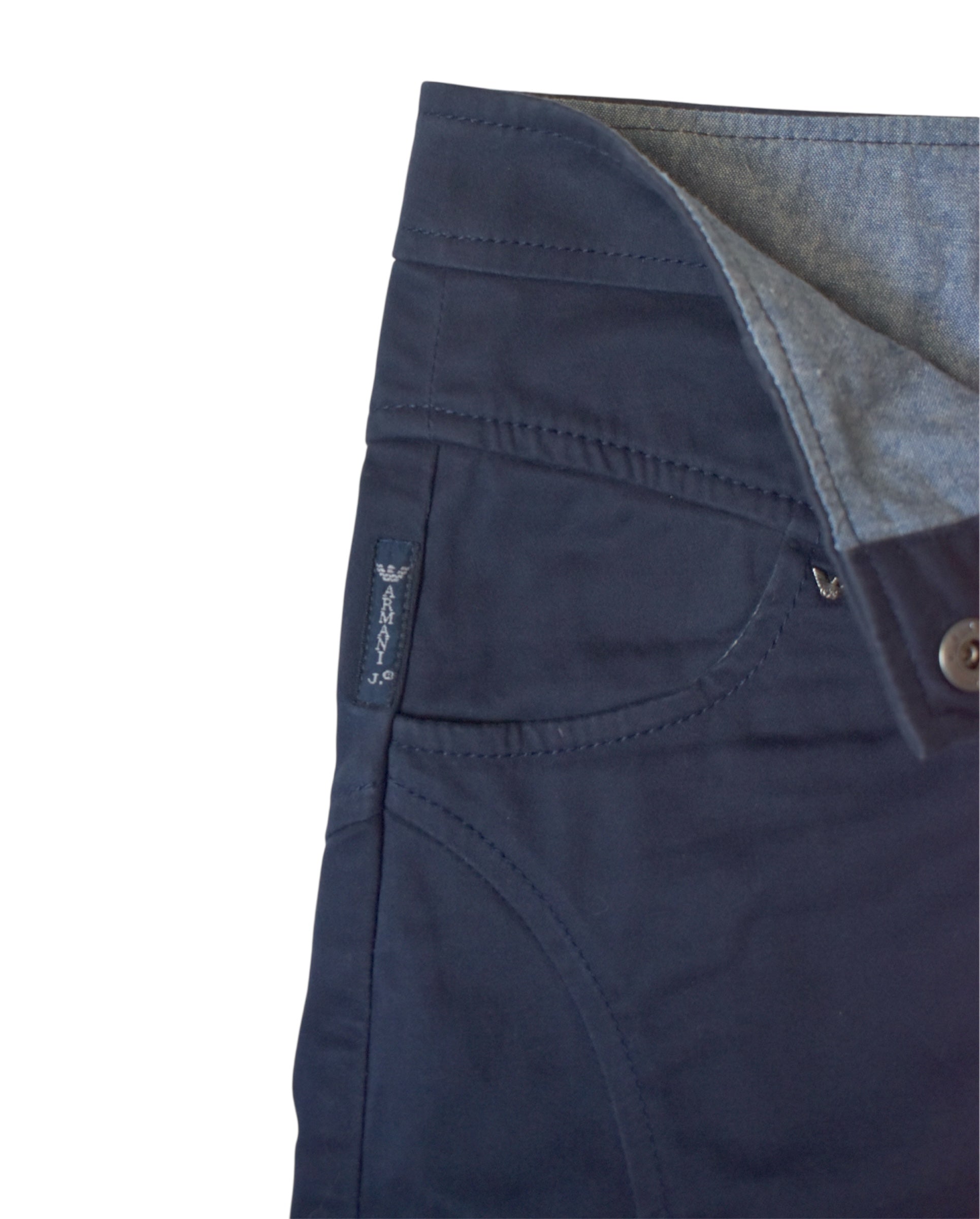 ARMANI JEANS navy box skirt