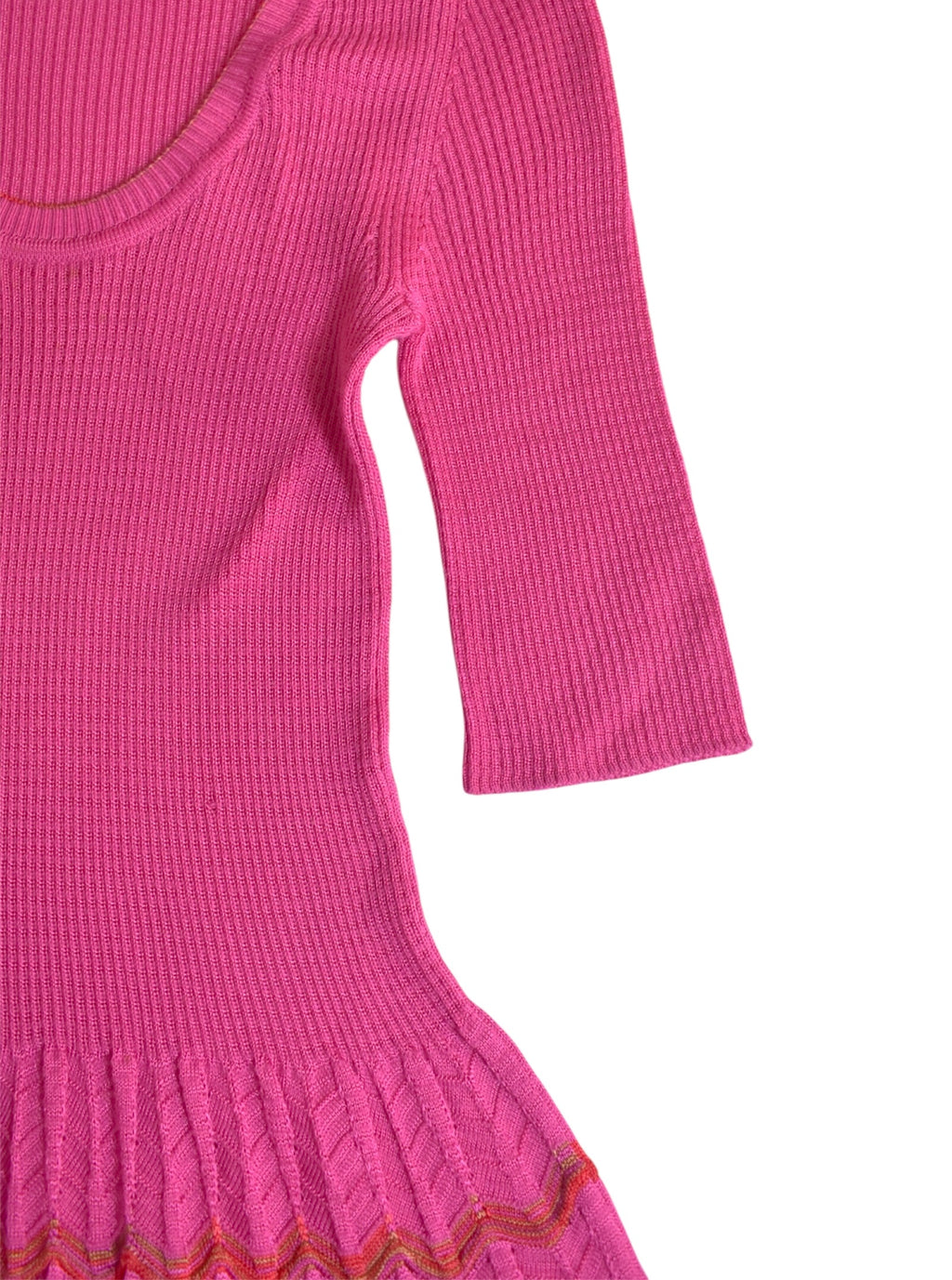 MISSONI pink knit dress