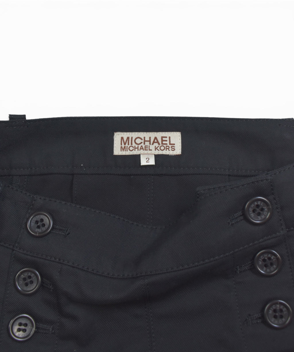 MICHAEL KORS double button black skirt