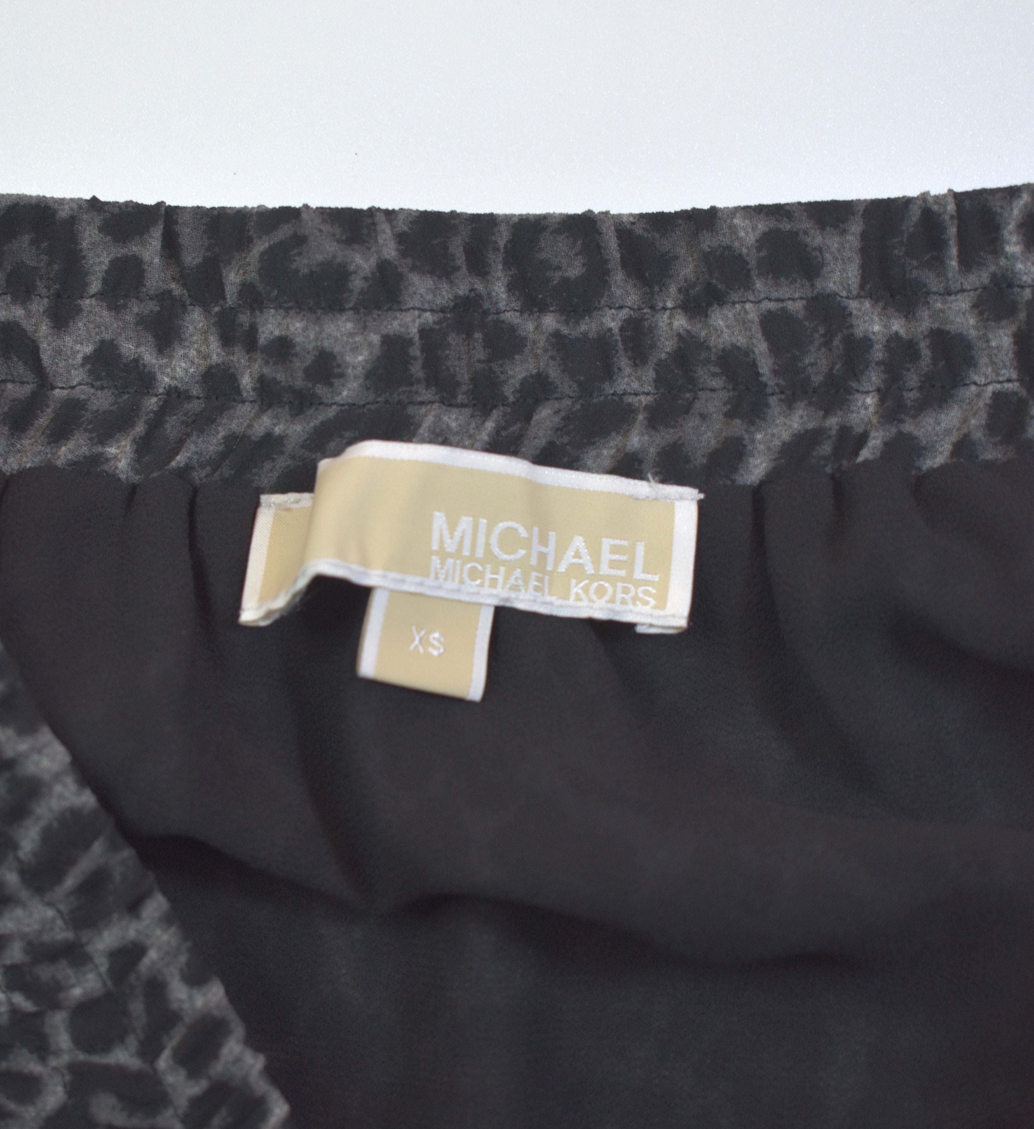 Michael Kors leopard skirt