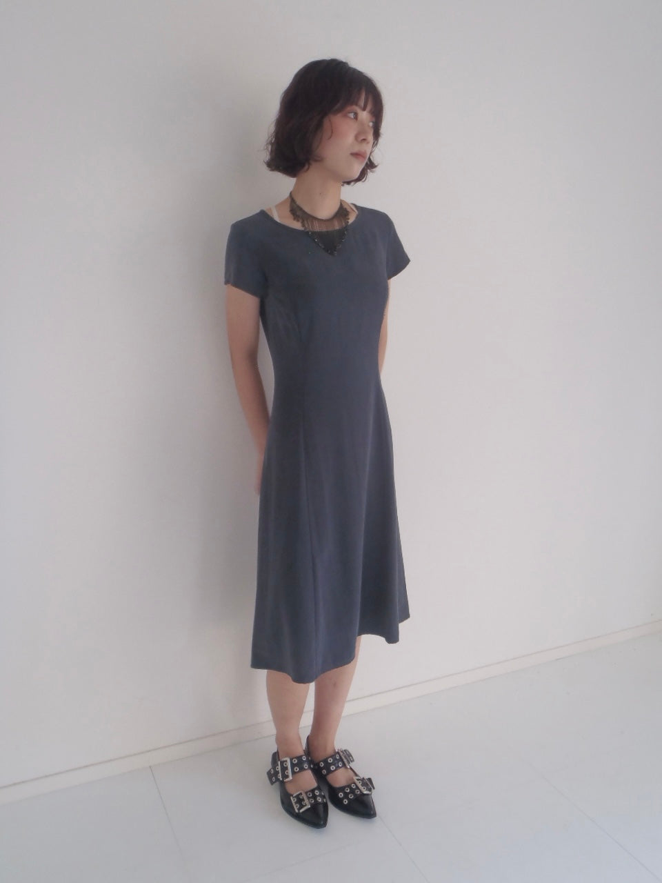 agnes b. s/s gray dress
