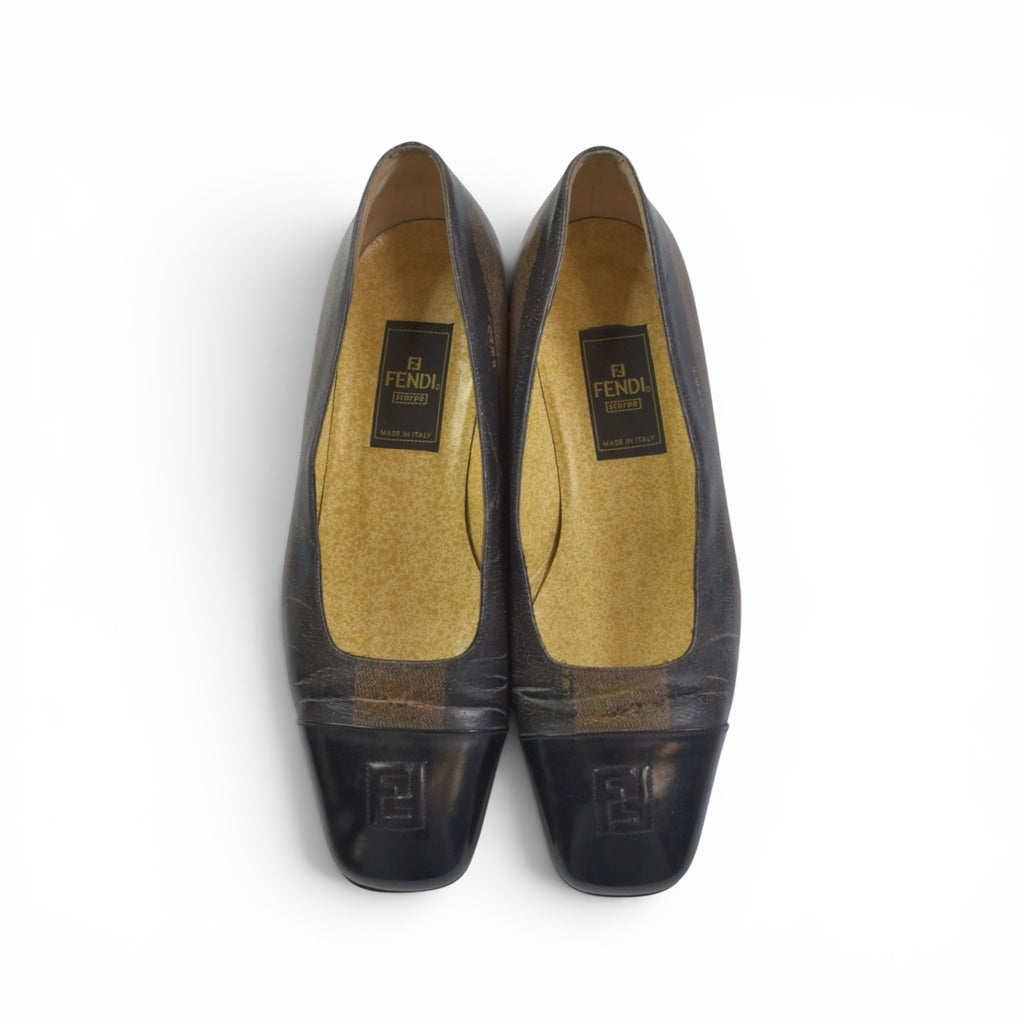 FENDI logo heel