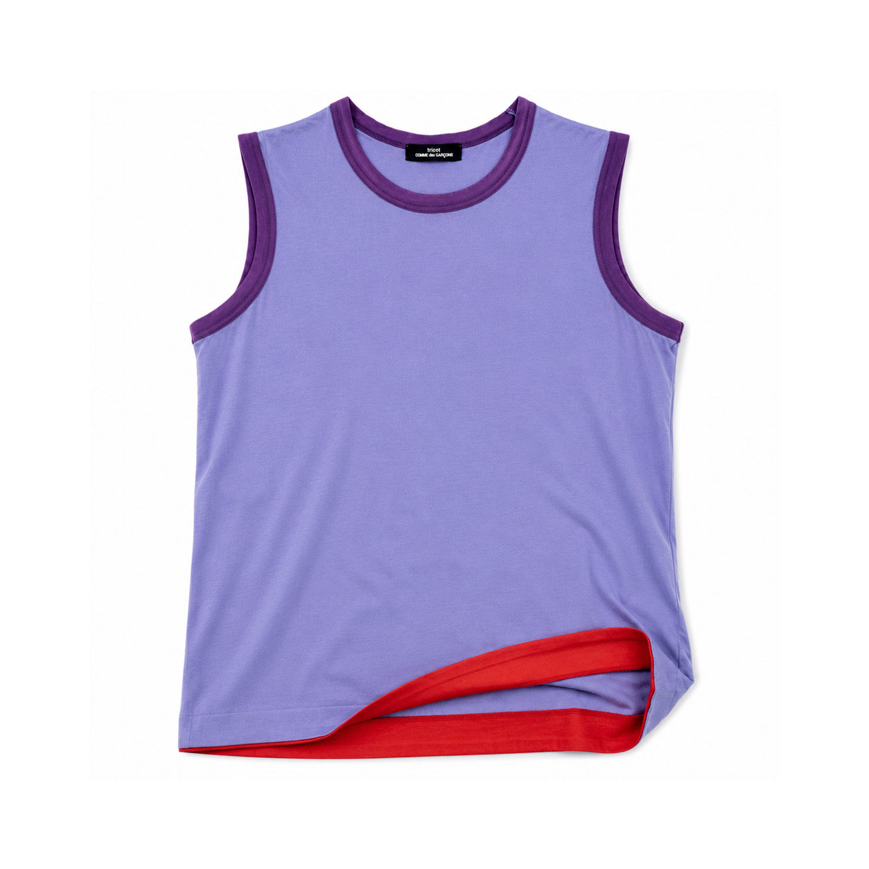 tricot COMME des GARCONS purple tank