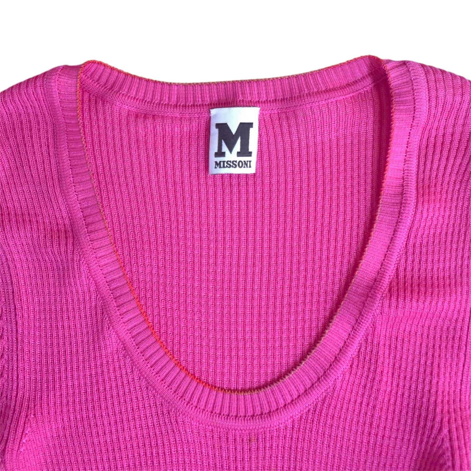 MISSONI pink knit dress