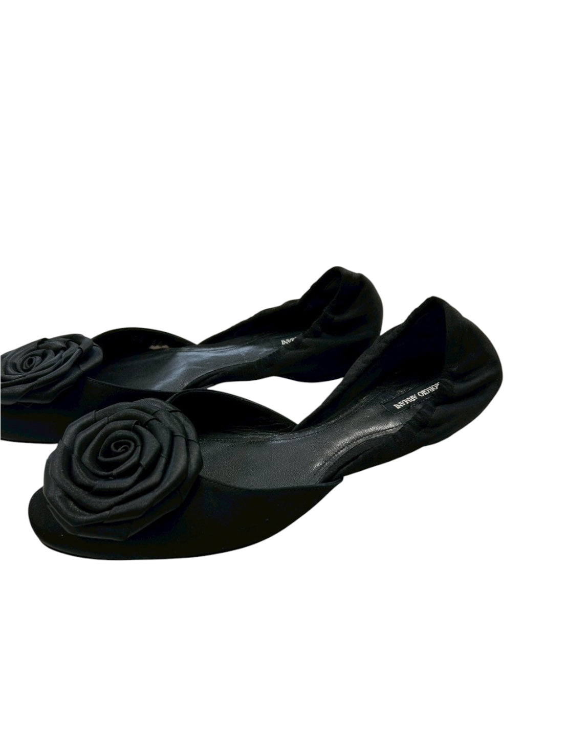 GIORGIO ARMANI flower flat shoes
